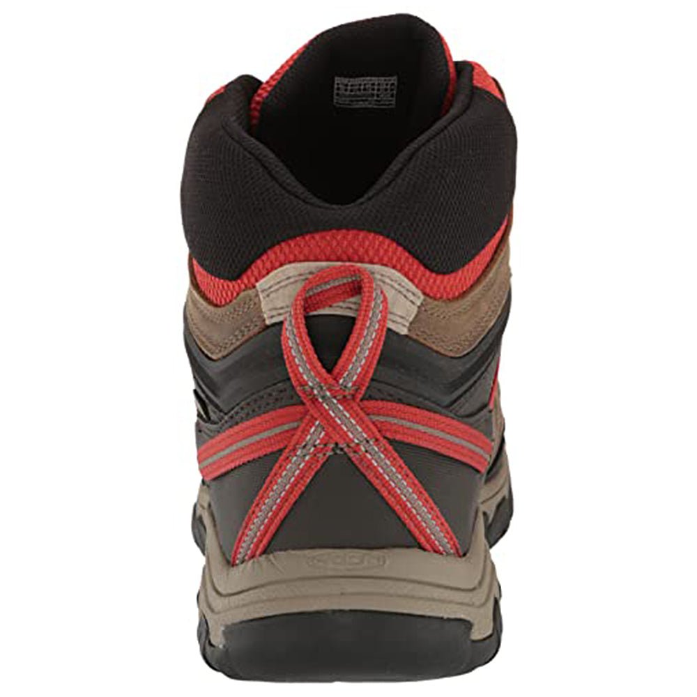 KEEN Ridge Flex Mid WP - Men's Dark Olive/Ketchup Shoe Deals Outlet