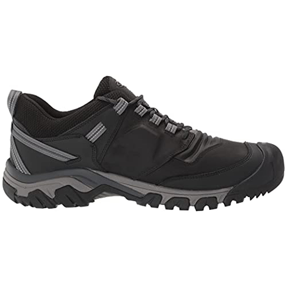KEEN Ridge Flex Waterproof - Men's Black/Magnet Shoe Deals Outlet