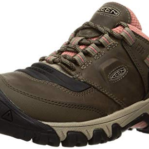 KEEN Ridge Flex WP - Women's Timberwolf/Brick Dust Shoe Deals Outlet