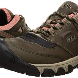 KEEN Ridge Flex WP - Women's Timberwolf/Brick Dust Shoe Deals Outlet