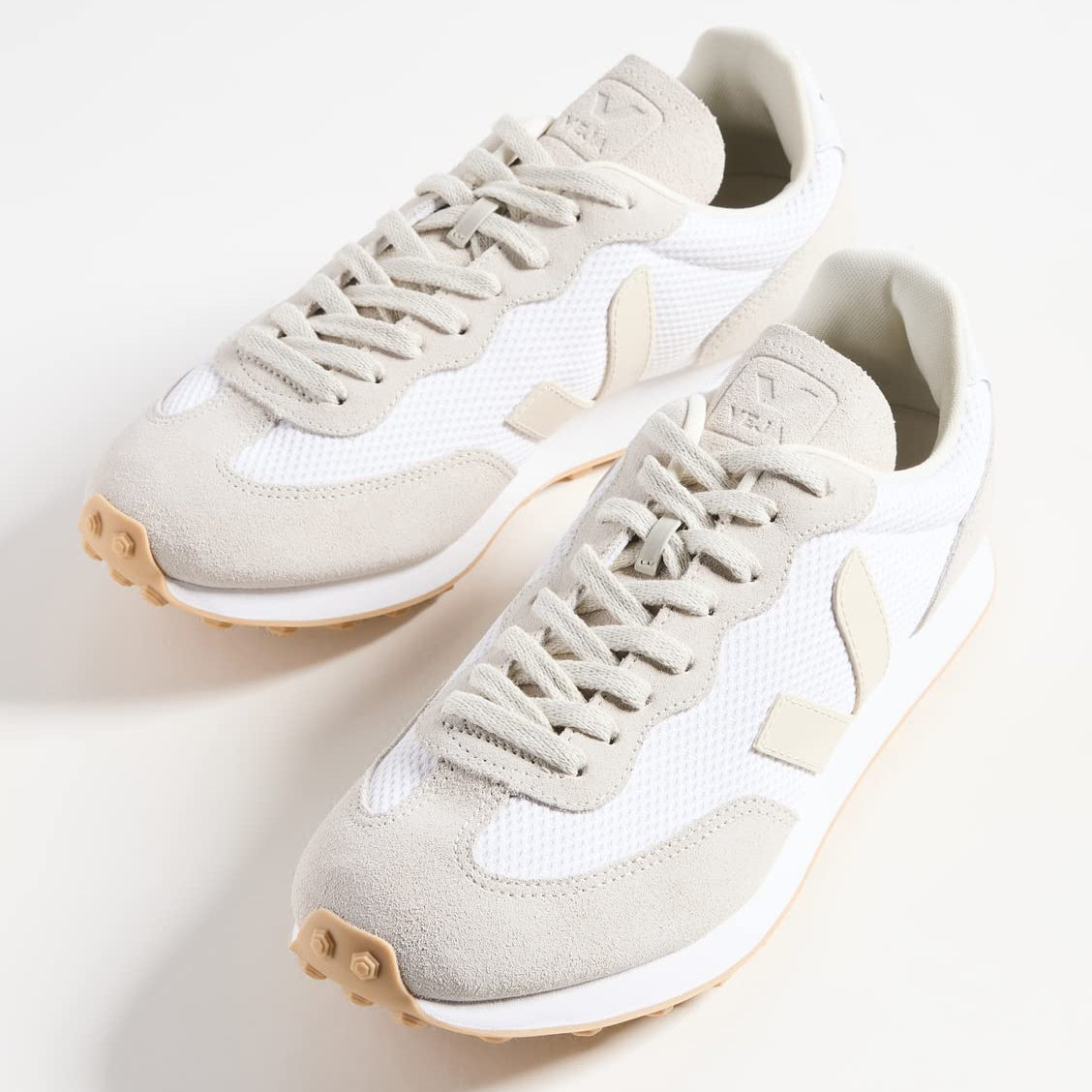 VEJA RIO BRANCO ALVEOMESH - Men's White/Pierre/Natural Shoe Deals Outlet
