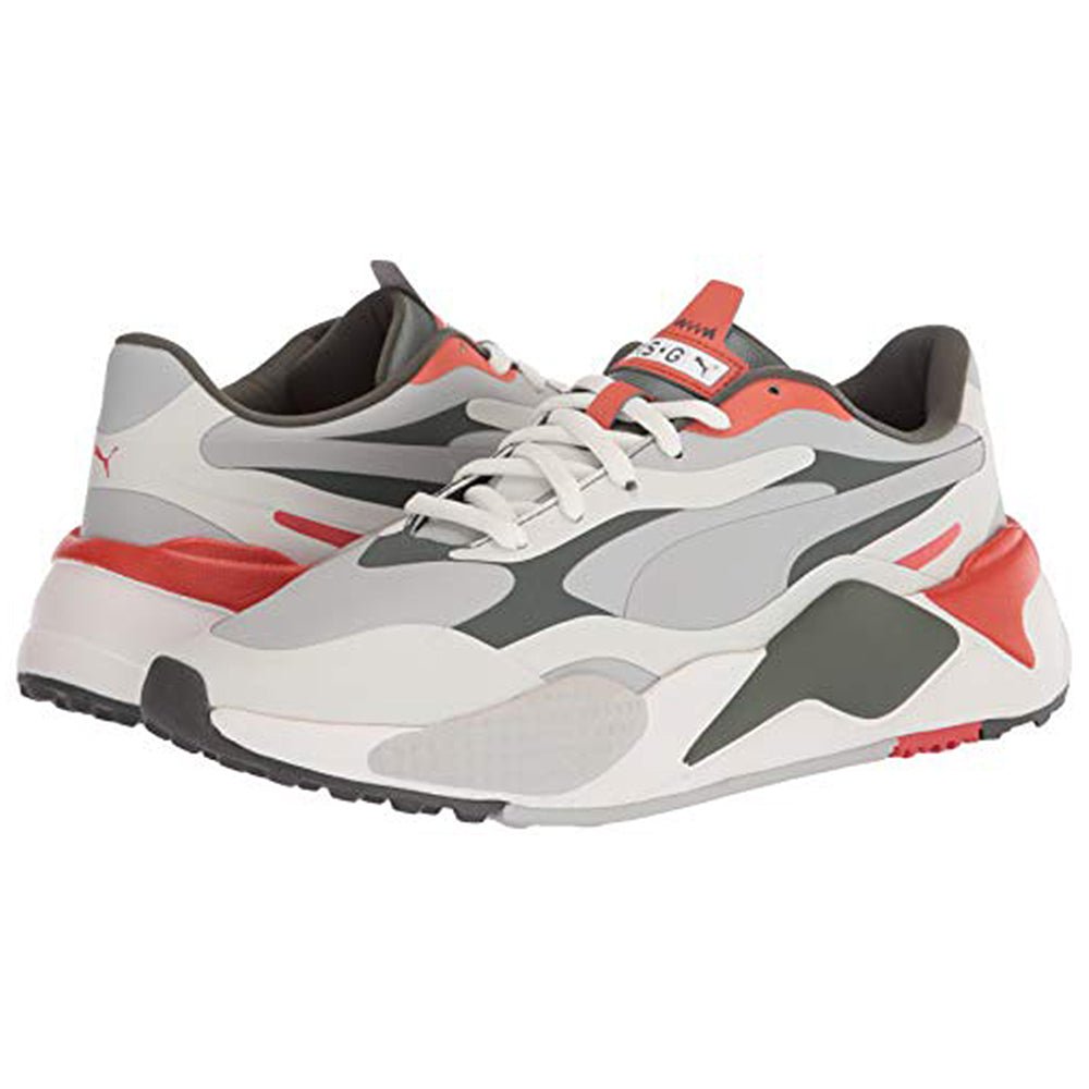 PUMA RS - G Golf - Men's Vaporous Gray - thyme - pureed Pumpkin Shoe Deals Outlet