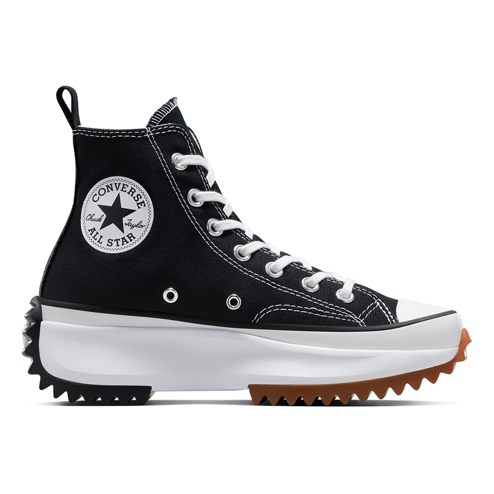 Converse Run Star Hike Platform - Unisex Black/White/Gum Shoe Deals Outlet