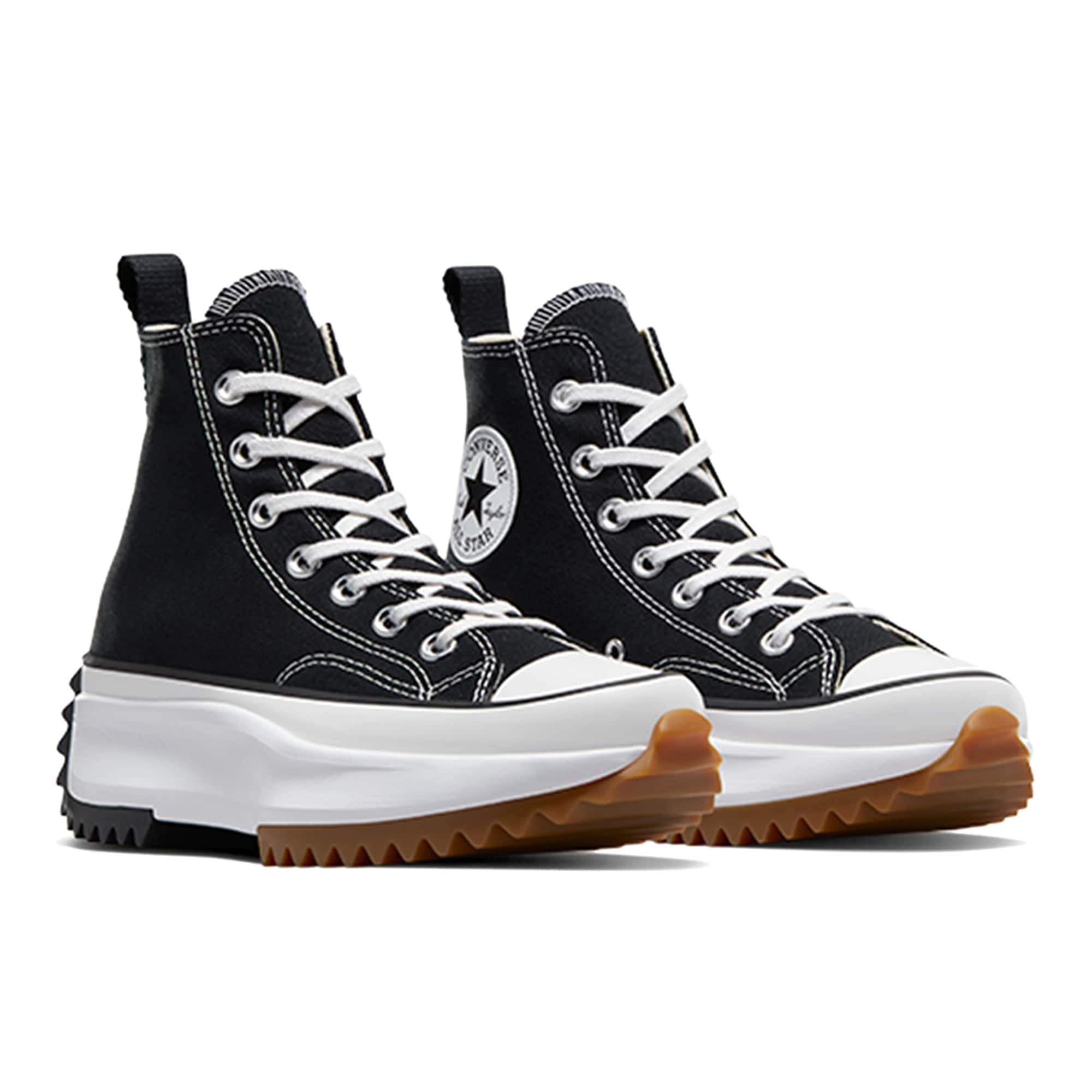 Converse Run Star Hike Platform - Unisex Black/White/Gum Shoe Deals Outlet