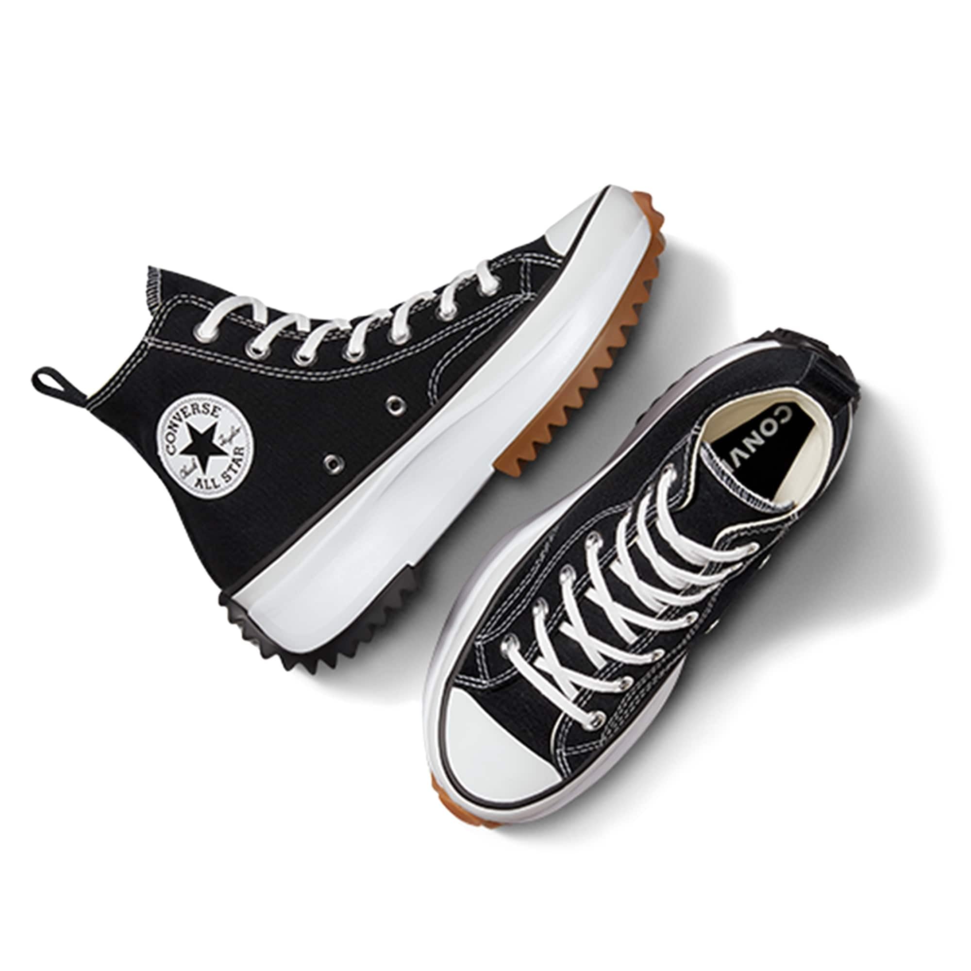 Converse Run Star Hike Platform - Unisex Black/White/Gum Shoe Deals Outlet