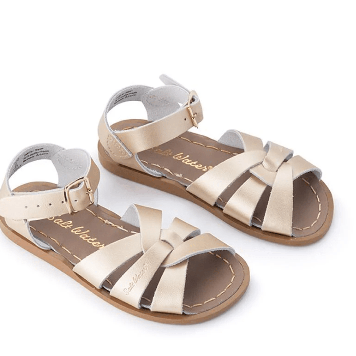 Salt Water Sandal by Hoy Shoes Original Gold 4 — 000523830047 Shoe Deals Outlet