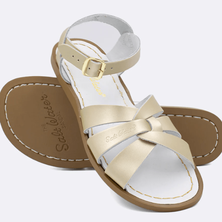 Salt Water Sandal by Hoy Shoes Original Gold 7 M 000523830054 Shoe Deals Outlet