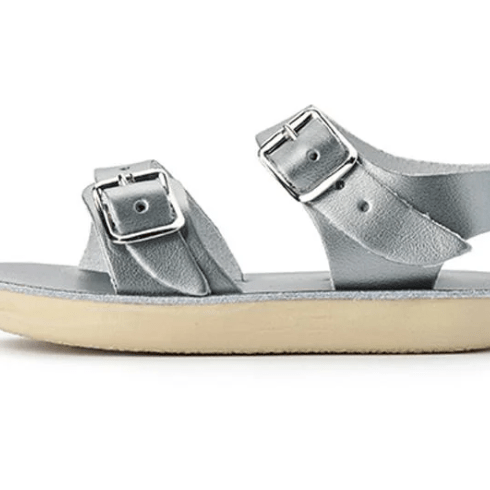Salt Water Sandal by Hoy Shoes Original Silver 4 — 000523812043 Shoe Deals Outlet