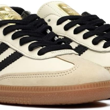 adidas Samba OG - Women's Cream White / Core Black / Sand Strata Shoe Deals Outlet