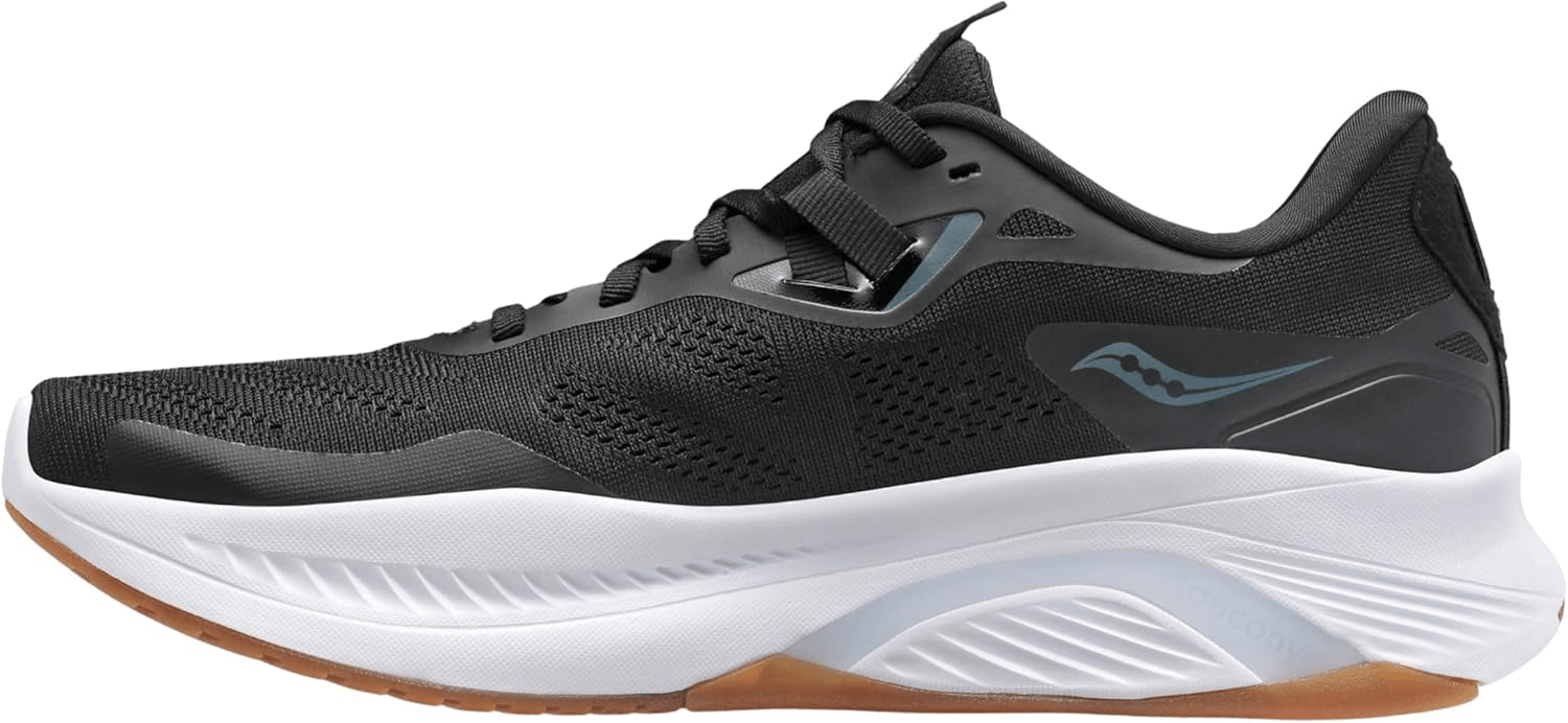 Saucony Guide 15 Black / White 6 M 195017377518 Shoe Deals Outlet