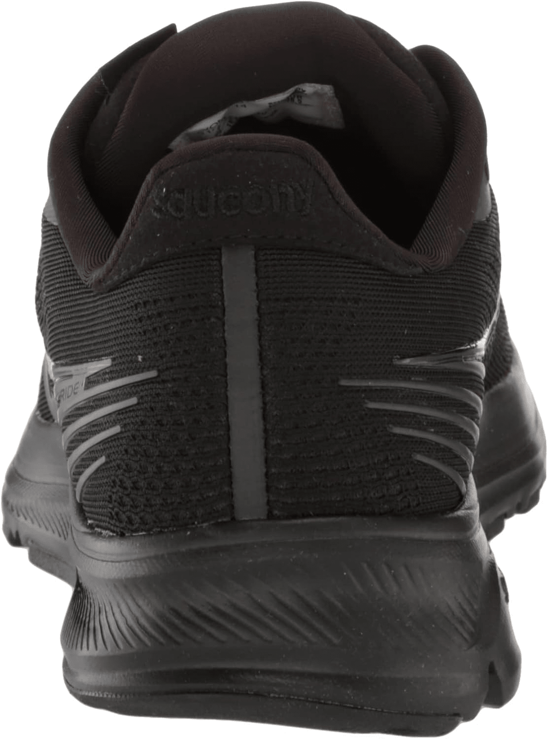 Saucony Ride 14 Triple Black 6.5 M 194917858066 Shoe Deals Outlet