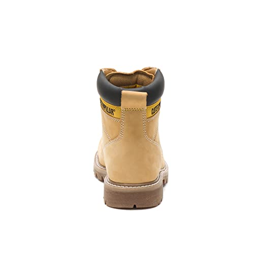 Caterpillar Second Shift Steel - Toe Boots - Men's Honey Nubuck Shoe Deals Outlet