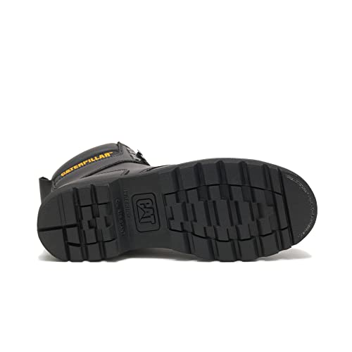 Caterpillar Second Shift Steel - Toe Boots - Men's Black Shoe Deals Outlet