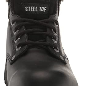 Caterpillar Second Shift Steel - Toe Boots - Men's Black Shoe Deals Outlet