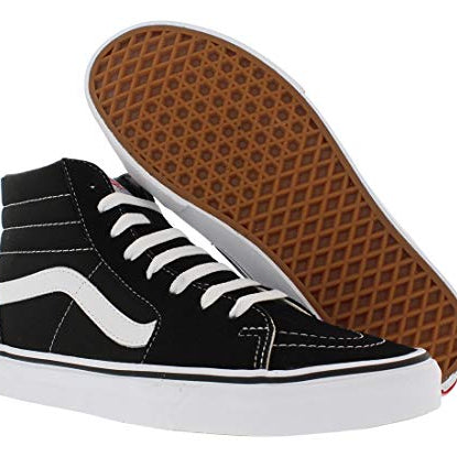 Vans Sk8 - Hi - Unisex Black/White Shoe Deals Outlet