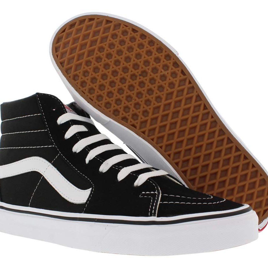 Vans Sk8 - Hi - Unisex Black/White Shoe Deals Outlet