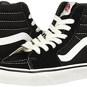 Vans Sk8 - Hi - Unisex Black/White Shoe Deals Outlet