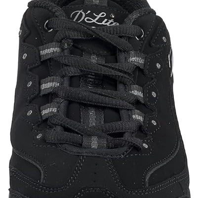 SKECHERS D'Lites - Play On Black 10.5 M 193642452075 Shoe Deals Outlet