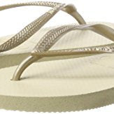 Havaianas Slim Flip Flops - Unisex Sand Grey Shoe Deals Outlet