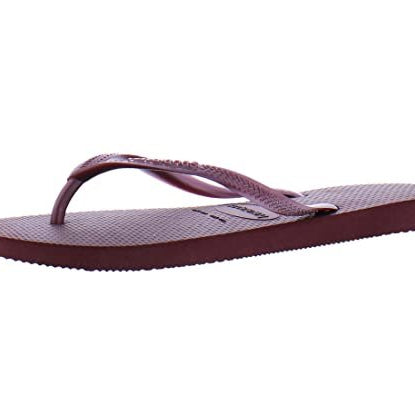 Havaianas Slim Flip Flops - Unisex Grape Wine Shoe Deals Outlet