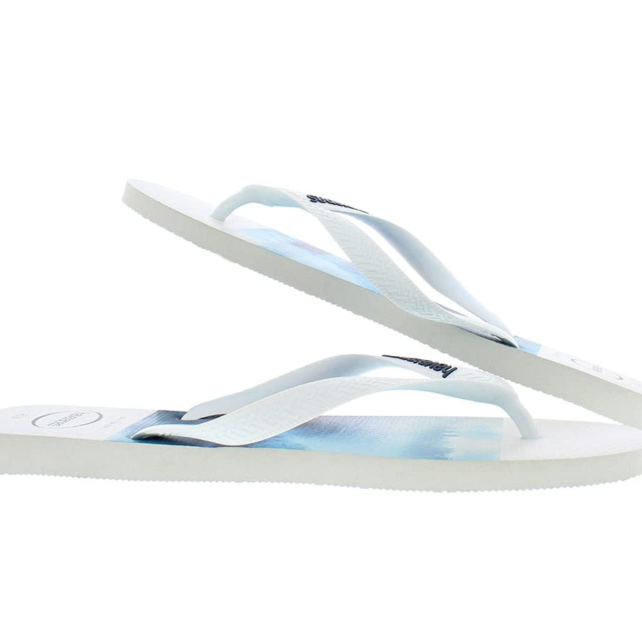 Havaianas Slim Flip Flops - Unisex Hype White Shoe Deals Outlet
