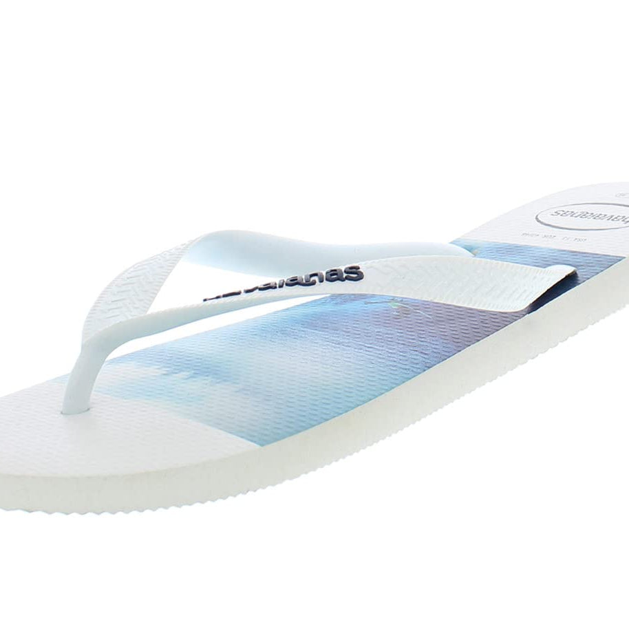 Havaianas Slim Flip Flops - Unisex Hype White Shoe Deals Outlet