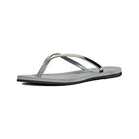 Havaianas Slim Metalic - Women's Steel Grey Shoe Deals Outlet