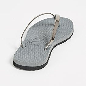Havaianas Slim Metalic - Women's Steel Grey Shoe Deals Outlet