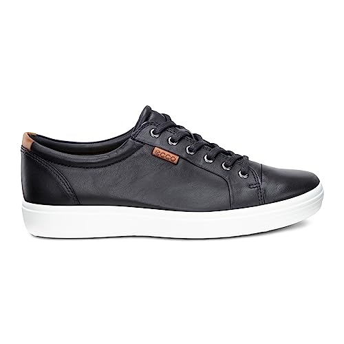ECCO Soft 7 Sneaker - Men's Black Shoe Deals Outlet