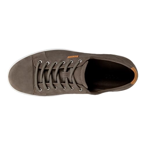 ECCO Soft 7 Sneaker - Men's Dark Clay Nubuck/Lion Shoe Deals Outlet