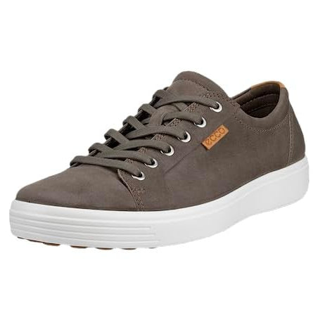 ECCO Soft 7 Sneaker - Men's Dark Clay Nubuck/Lion Shoe Deals Outlet