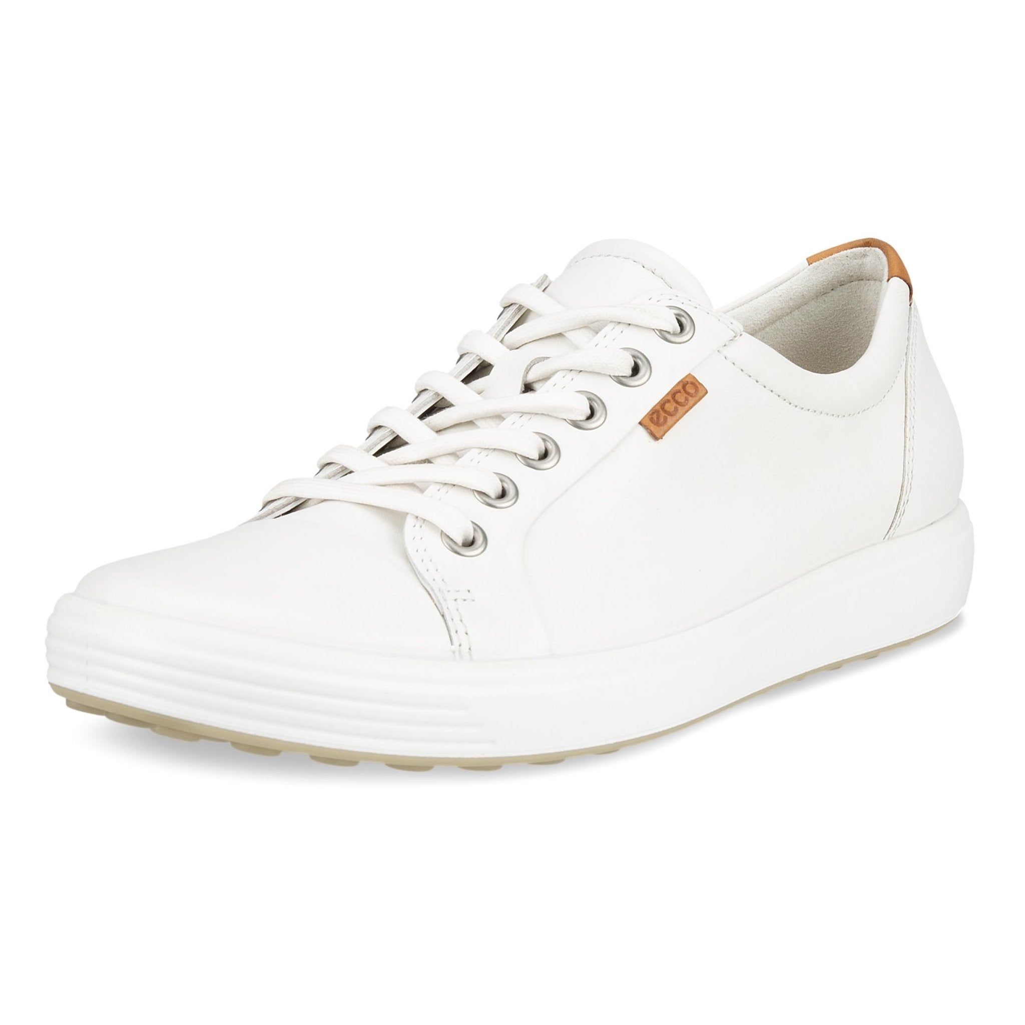 ECCO Soft 7 Sneaker - Women's White Shoe Deals Outlet