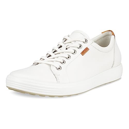 ECCO Soft 7 Sneaker - Women's White Shoe Deals Outlet