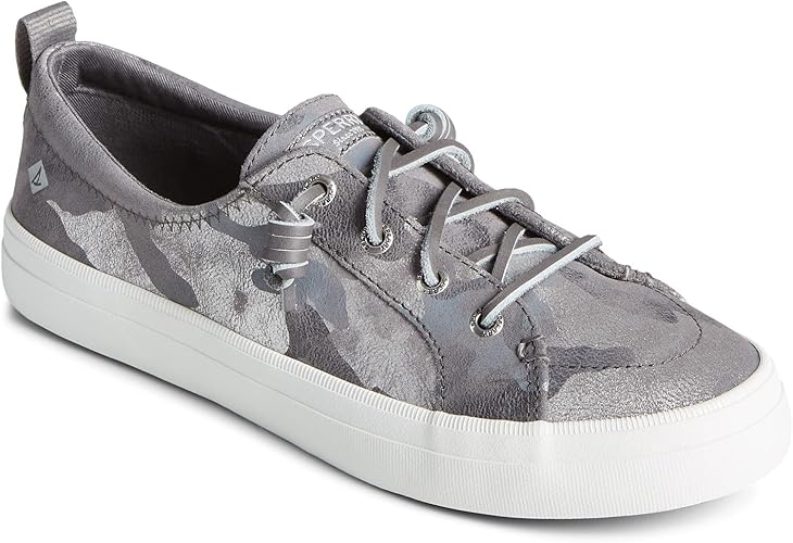Sperry Crest Vibe Camo Silver 7.5 M 194917666951 Shoe Deals Outlet