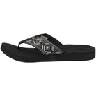 Reef Spring Woven - Women's Black/White Shoe Deals Outlet