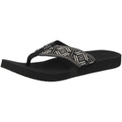 Reef Spring Woven - Women's Black/White Shoe Deals Outlet