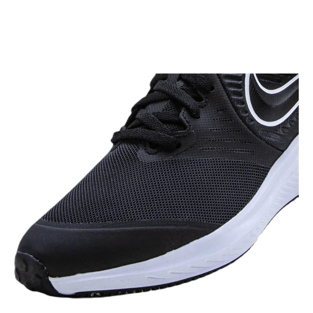 Nike Star Runner 2 - Kids Black/White - Black - Volt Shoe Deals Outlet