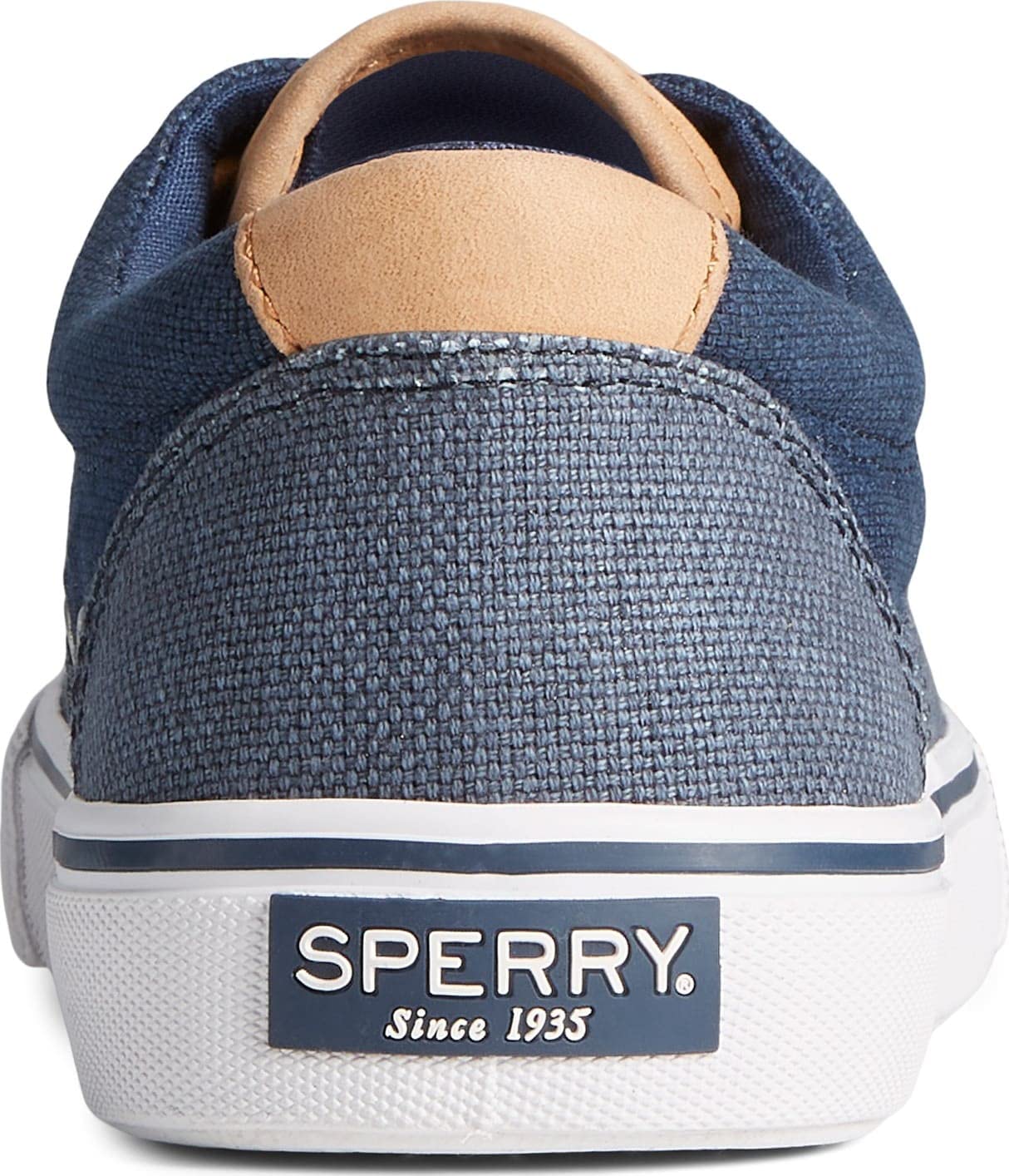 Sperry Striper ll CVO Waxy Canvas - Men's Navy Tonal Shoe Deals Outlet