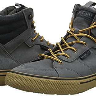 Sperry Striper Storm Hiker - Men's Grey Suede Shoe Deals Outlet