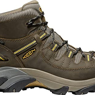KEEN Targhee ll Mid Waterproof - Men's Black Olive/Yellow Shoe Deals Outlet
