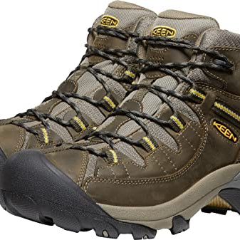 KEEN Targhee ll Mid Waterproof - Men's Black Olive/Yellow Shoe Deals Outlet