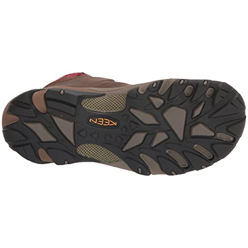 KEEN Targhee ll Winter WP - Men's Dark Earth/Red Plaid Shoe Deals Outlet
