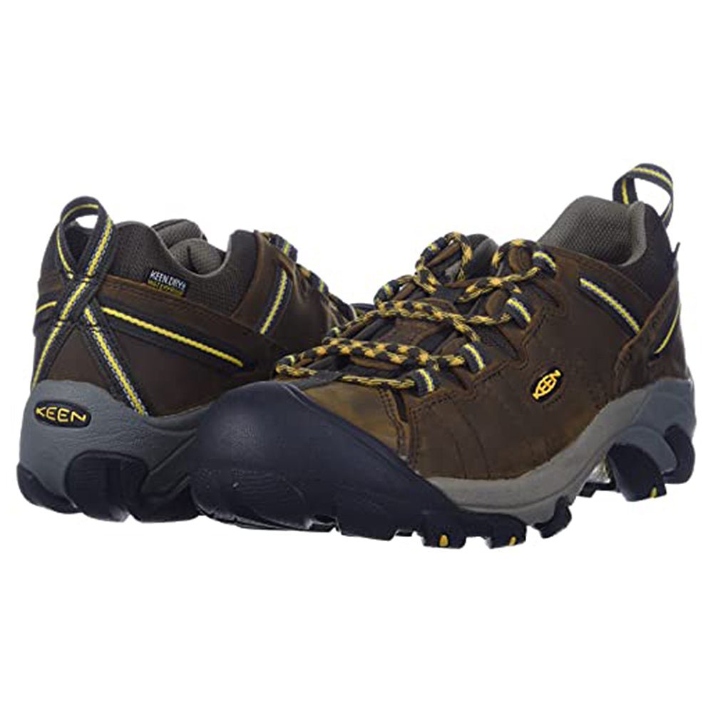 KEEN Targhee ll WP - Men's Cascade Brown/Golden Yellow Shoe Deals Outlet