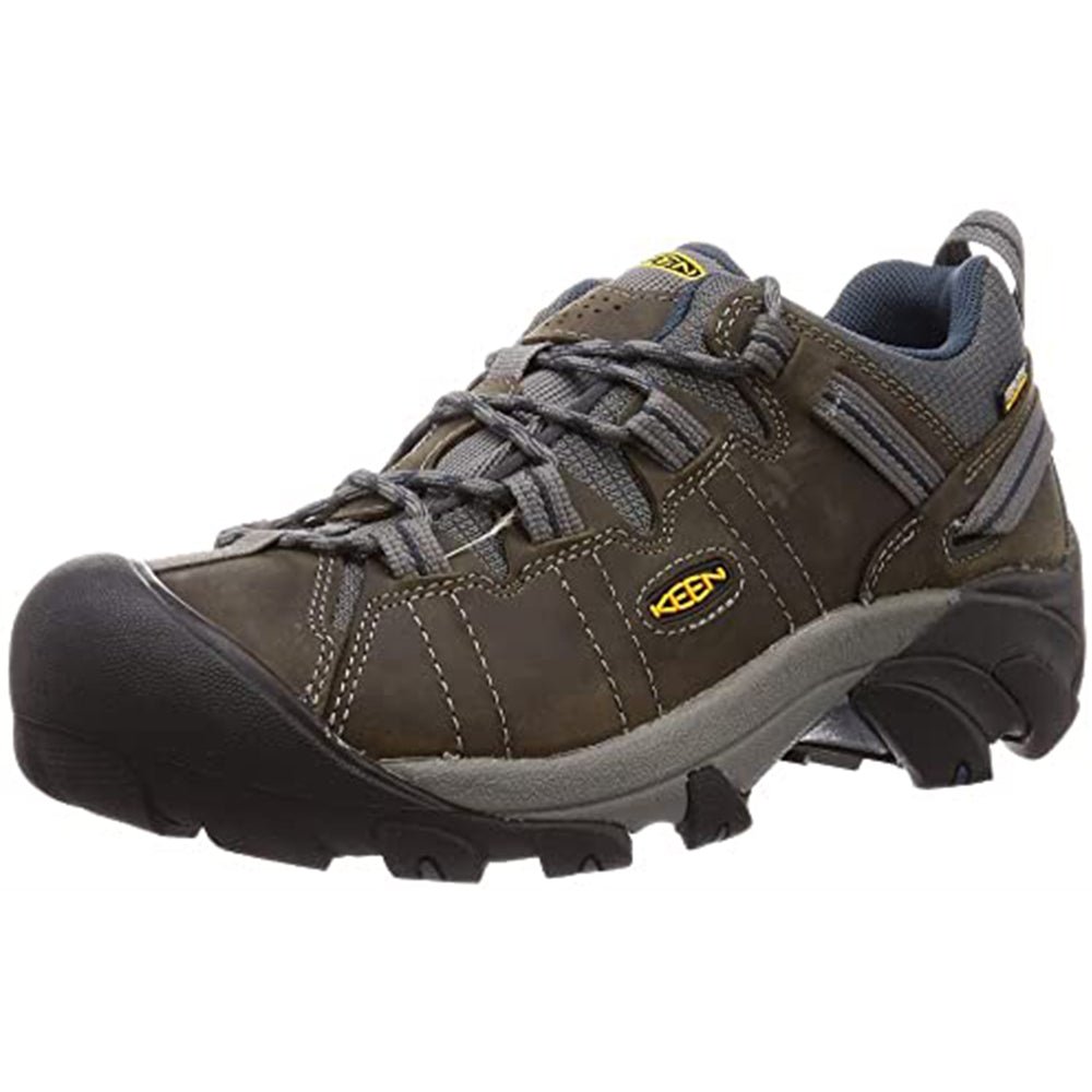 KEEN Targhee ll WP - Men's Gargoyle/Midnight Navy Shoe Deals Outlet