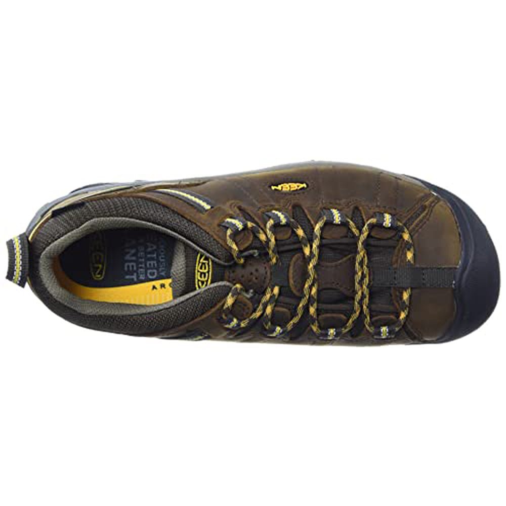KEEN Targhee ll WP - Men's Cascade Brown/Golden Yellow Shoe Deals Outlet