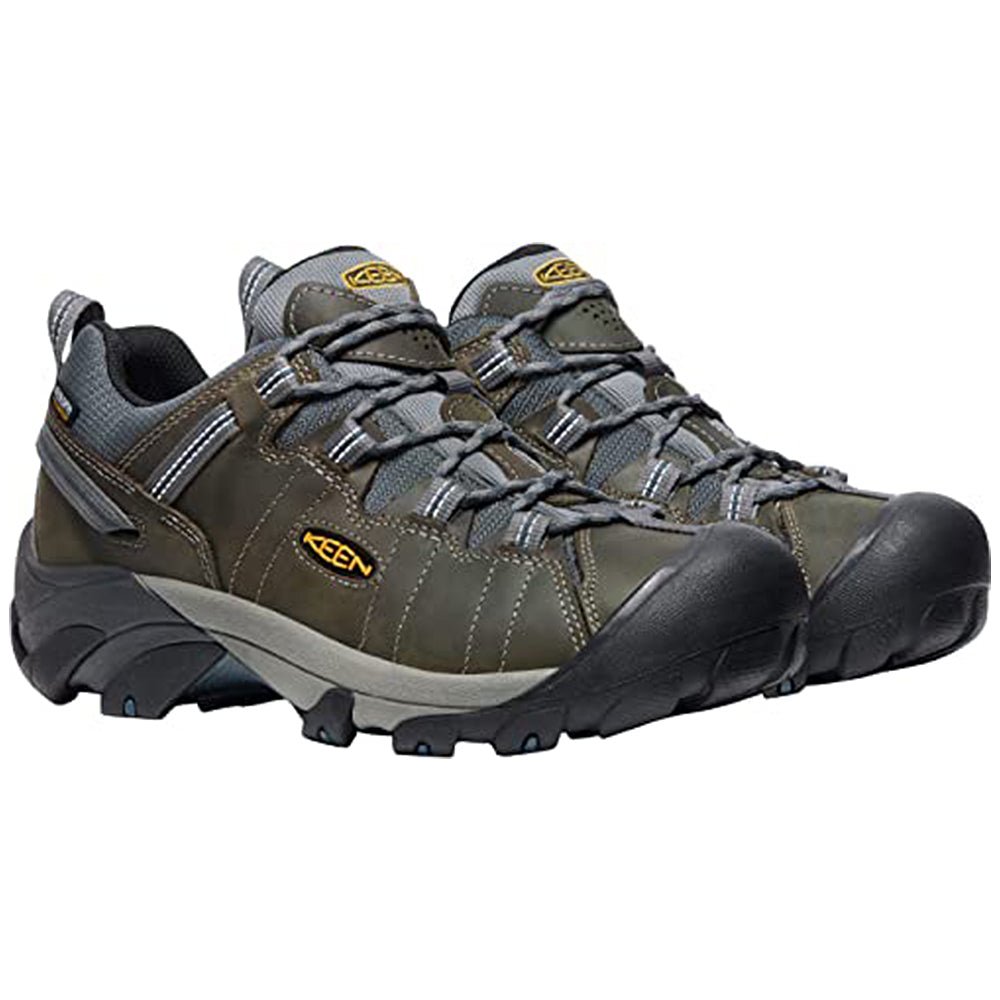 KEEN Targhee ll WP - Men's Gargoyle/Midnight Navy Shoe Deals Outlet