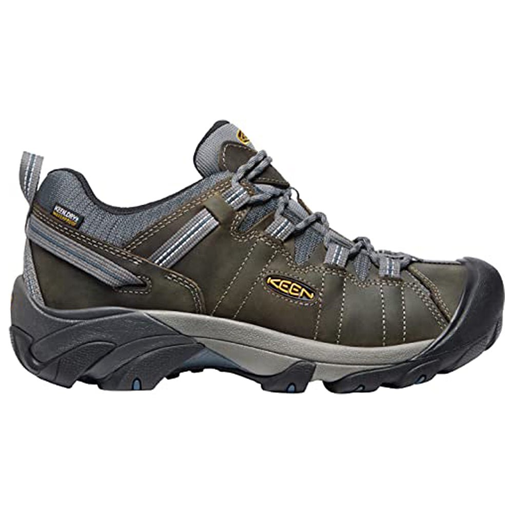 KEEN Targhee ll WP - Men's Gargoyle/Midnight Navy Shoe Deals Outlet