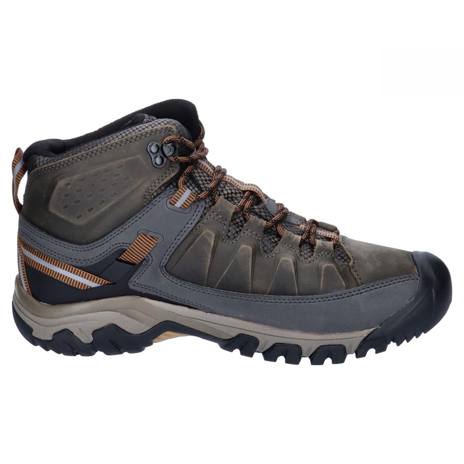 KEEN Targhee lll Mid Waterproof - Men's Black Olive/Golden Brown Shoe Deals Outlet