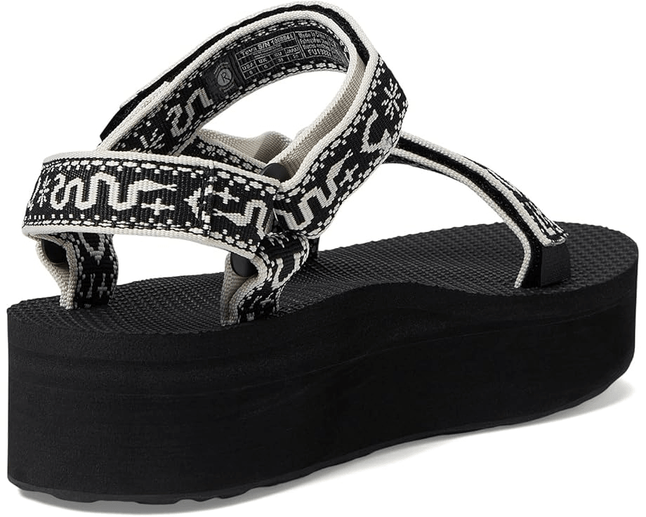Teva Flatform Bandana Black / Birch 10 M 196565095794 Shoe Deals Outlet