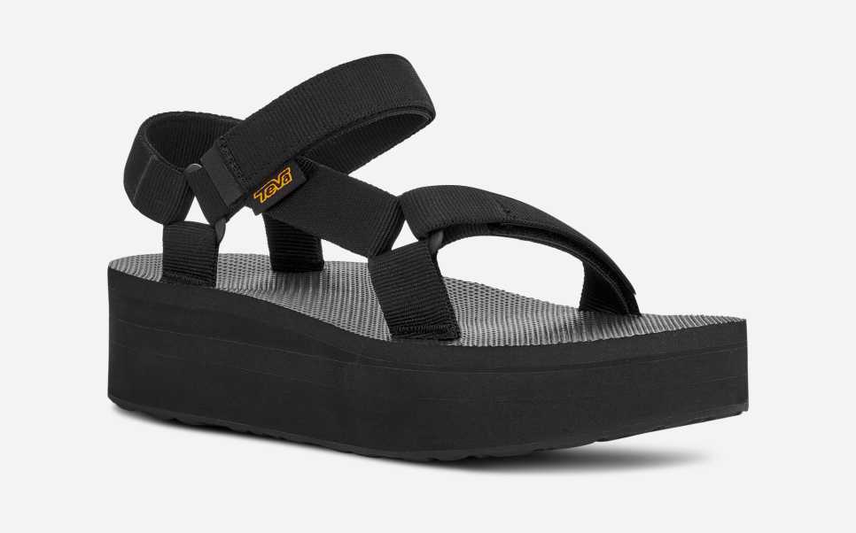 Teva Flatform Universal Black 8 M 888855038887 Shoe Deals Outlet